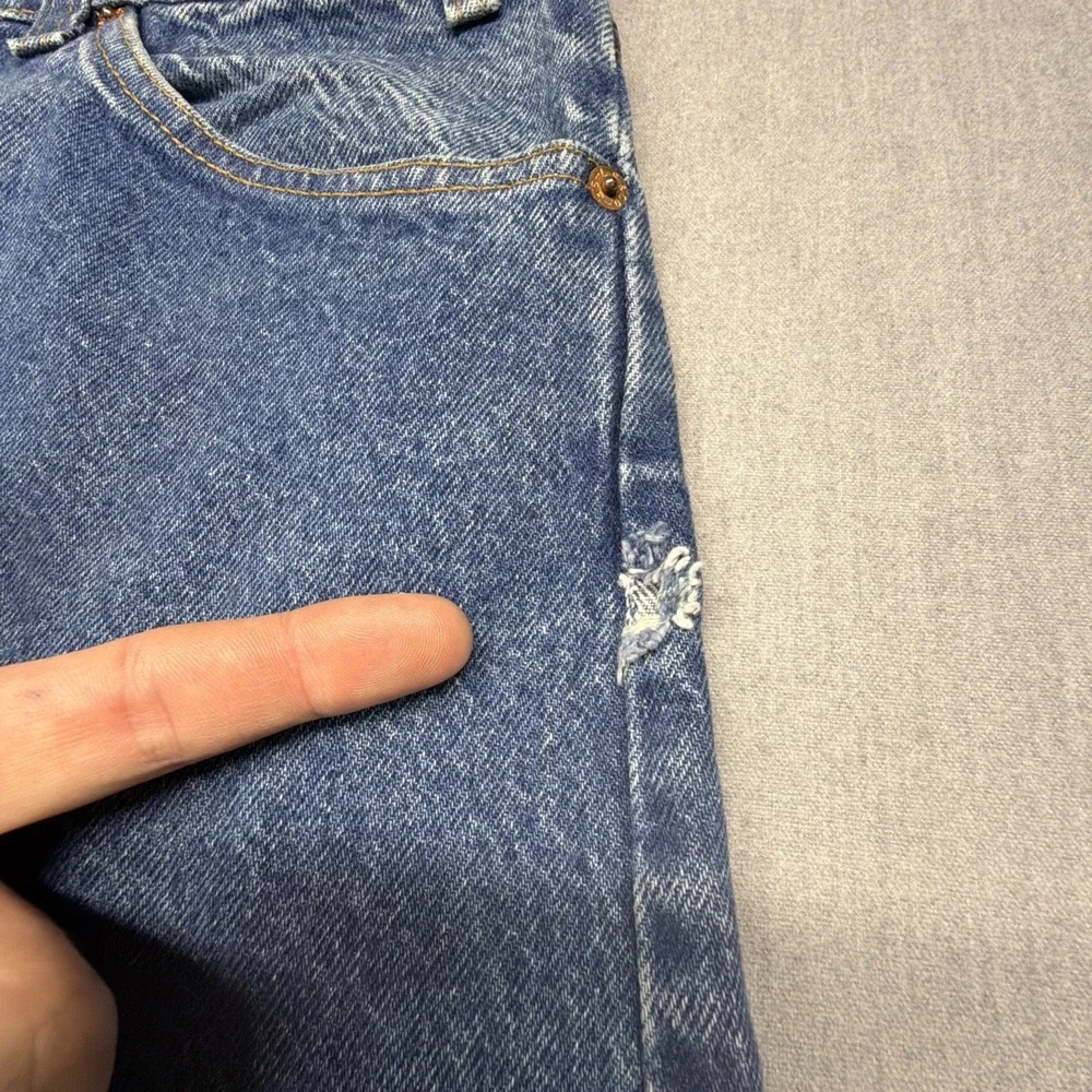 VTG Levi's 505 Orange Tab Straight Jeans Mens 36x34 (Fits 34x33) Made in USA